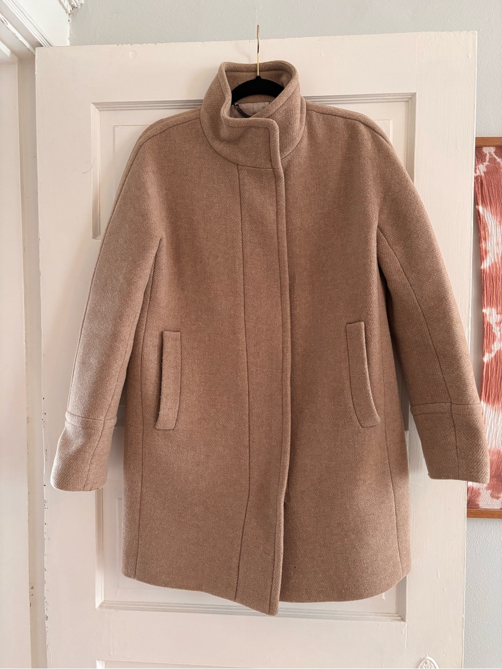J. Crew Women's Camel/Tan Wool Pea Coat